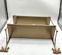 Open Box: Ava Ribbon Tiered Metal Shelf (30" x 27") - Brushed Gold