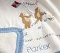 Riley Sheehey Bear Sherpa-Backed Knit Baby Blanket