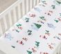 Rudolph® Organic Crib Fitted Sheet