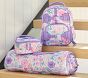 Lavender Floral Blooms Mackenzie Nap Mat &amp; Backpack Bundle