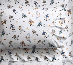 Sporty Bears Organic Cotton Sheet Set