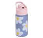 Blue Daisies Chenille Mackenzie Water Bottle