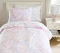 Tie Dye Hearts Organic Cotton Duvet Cover &amp; Shams