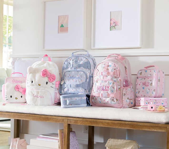 hello kitty backpack toddler Sanrio for Kids | Hello Kitty Bookbag for Girls, Boys, Unisex | Travel Bag, Cute Lightweight Bag for School | Ages 3+ Make school days extra special with the Hello Kitty Backpack and Lunch Bag set Hello Kitty and Friends Backpack