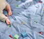 Trace Transportation Baby Quilt