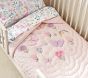Wildflower Butterfly Baby Quilt