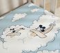Disney Home x Sanderson Mickey Mouse Clouds Picture-Perfect Organic Cotton Crib Fitted Sheet