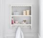 Penny Tiered Shelf with Hooks (28" x 24")
