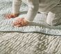 Sheep Pickstitch Organic Cotton Baby Blanket