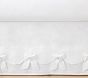 European Linen Bow Crib Skirt