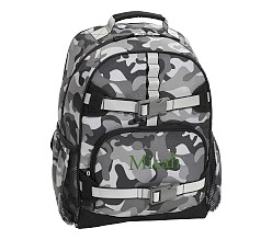 Gray Classic Camo Reflective Mackenzie Backpacks