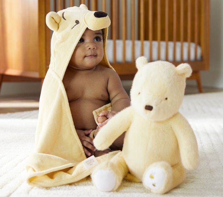 Disney's Winnie the Pooh Baby Hooded Towel | Pottery Barn Kids
