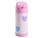 Pastel Chenille Hearts Mackenzie Water Bottle