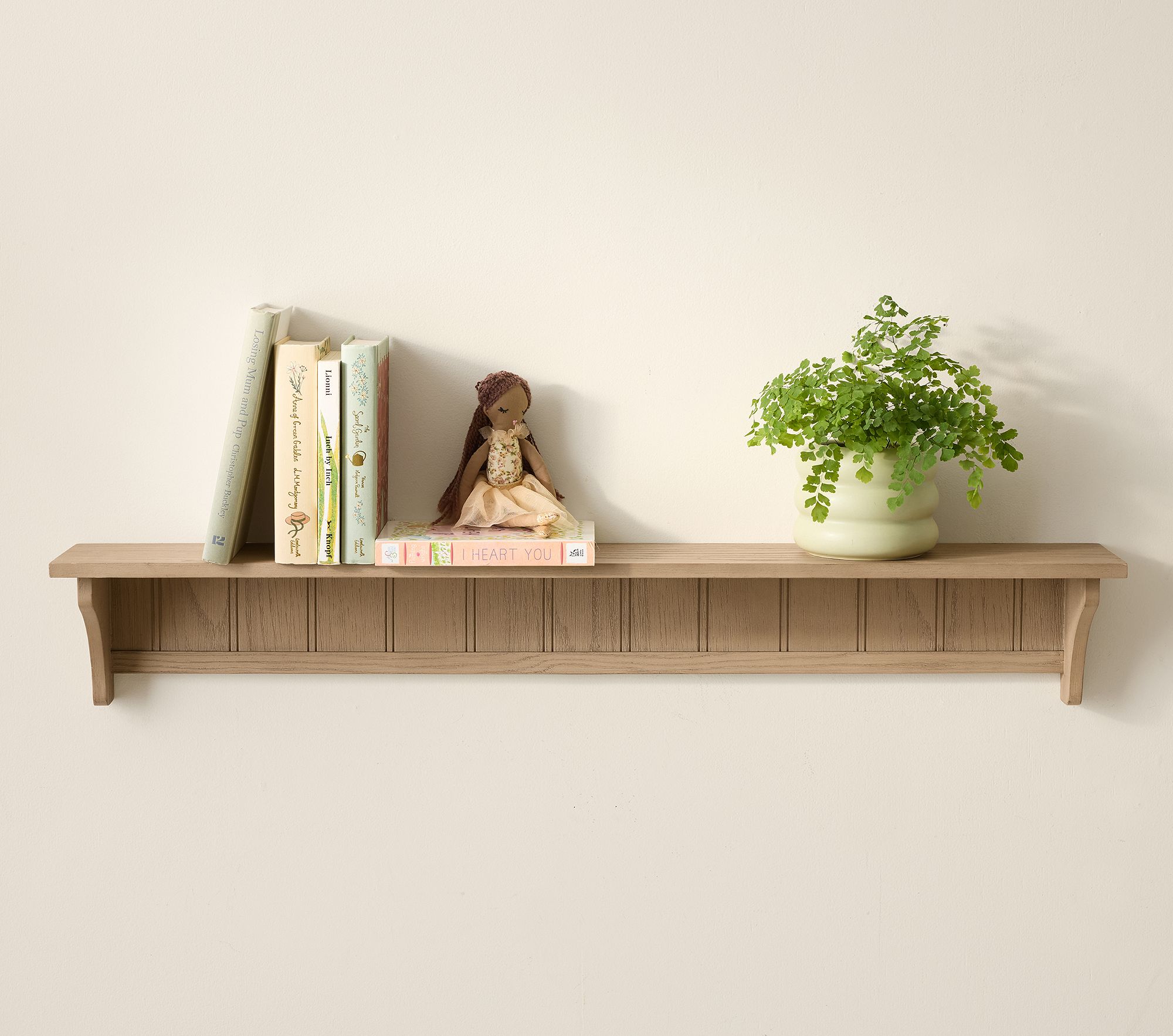 No Nails Seadrift Wood Shelf (36") by Pottery Barn Kids