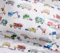 Busy Trucks Organic Toddler Sheet Set (Crib Sized)