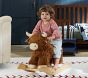 Highland Cow Critter Plush Nursery Rocker
