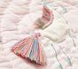 Rainbow Unicorn Toddler Quilt (Crib Sized)