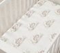 AERIN Carousel Organic Cotton Crib Fitted Sheet