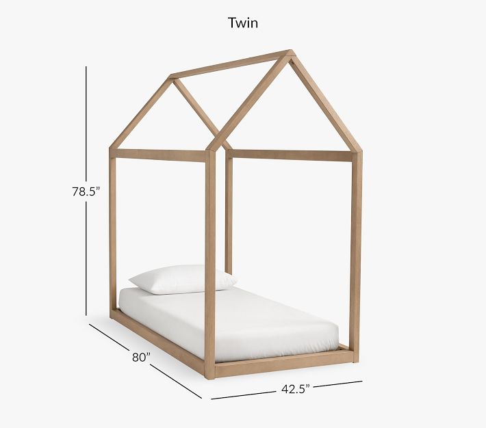 Camden House Bed, Twin, Simply White, Standard UPS Delivery