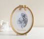 Ava Ribbon Oval Desktop Metal Frame (10"x8")
