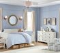 Chris Loves Julia Antique Gold Round Mirror (30")