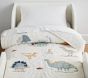 Embroidered Dino Toddler Quilt (Crib Sized)