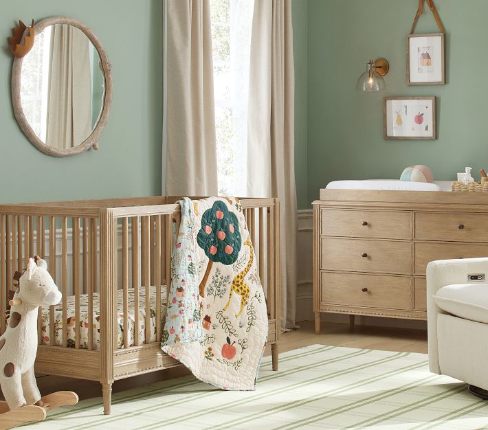 Harlow 6-Drawer Changing Table, Gray/Seadrift, White Glove Delivery