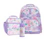 Lavender Floral Blooms Mackenzie Backpack &amp; Lunch Bundle, Set of 3