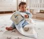 Lion Heirloom Sherpa-Backed Patchwork Knit Baby Blanket