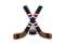 Chenille Hockey Sticks Patch