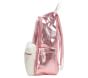 Pink Metallic Sherpa Colby Backpacks