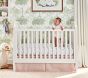 Floral ABC Organic Cotton Crib Fitted Sheet