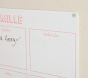 Personalized Dry Erase Weekly Chore Chart (36"x 24")