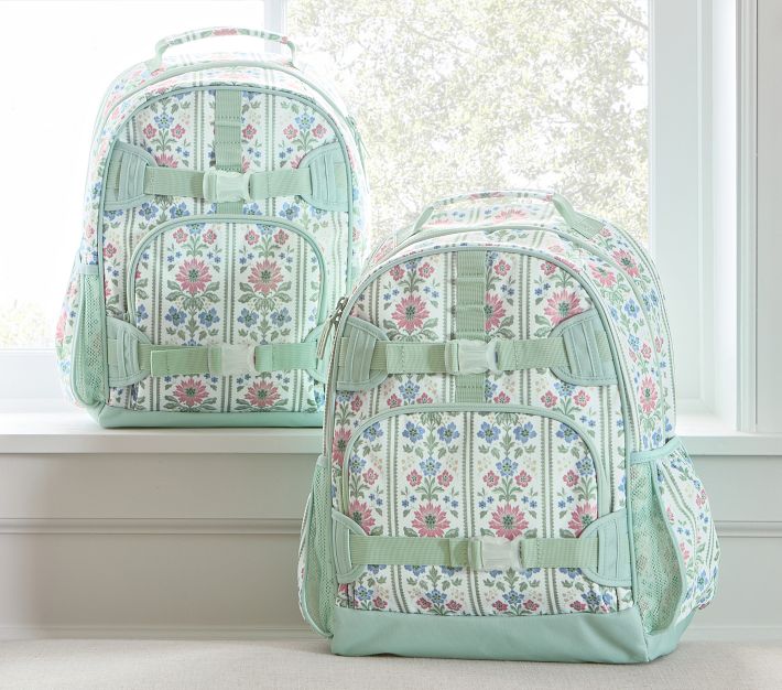 Hill House Home Floral Stripe Mackenzie Backpack | Pottery Barn Kids