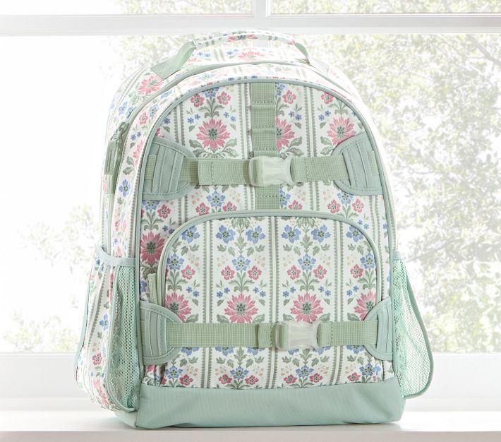 Hill House Home Floral Stripe Mackenzie Backpack | Pottery Barn Kids