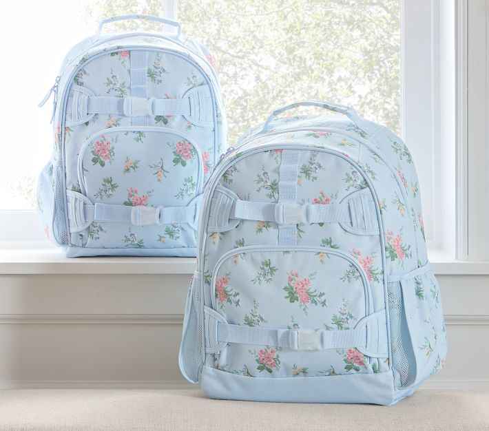 Hill House Home Blue Floral Mackenzie Backpack | Pottery Barn Kids