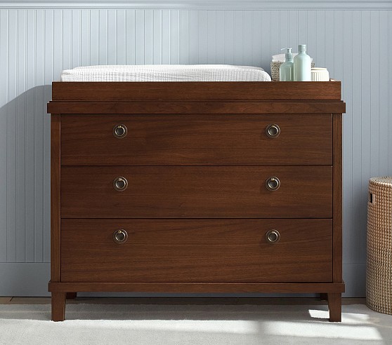 chocolate brown long dresses Leo 3-Drawer Changing Table (45w x 19d