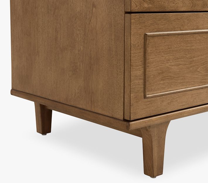 dawson light brown wood 6-drawer dresser Dawson Light Wood Dresser