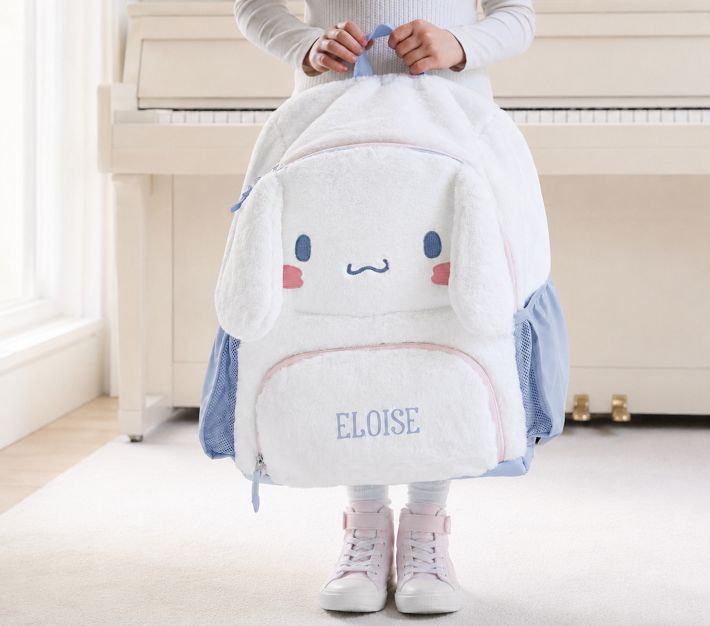 hello kitty cinammon roll backpack Sanrio Kids with Plush Toy Measures about 12 wide x 10 tall Cinnamon Roll 5-Piece Backpack Set