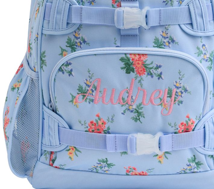 Hill House Home Blue Floral Mackenzie Backpack | Pottery Barn Kids