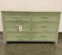 Open Box: Camden 6-Drawer Dresser (56"W x 19D") - Sage