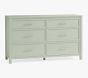 Open Box: Camden 6-Drawer Dresser (56"W x 19D") - Sage