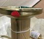 Open Box: Capiz Semi Flush Mount (12") - Summer Gold, White
