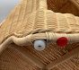 Open Box: Rattan Elephant Side Table (22")
