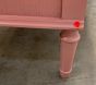 Open Box: Rosalie Extra-Wide Nursery Dresser (56") - Weathered Soft Berry