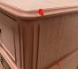 Open Box: Rosalie Extra-Wide Nursery Dresser (56") - Weathered Soft Berry