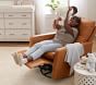 Paxton Leather Swivel Glider Recliner