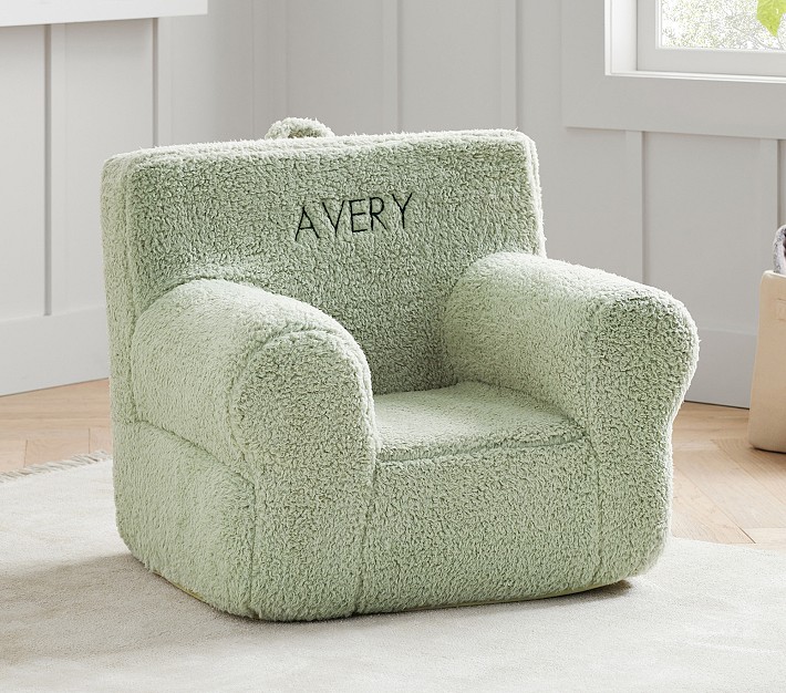 Anywhere Chair®, Sage Cozy Sherpa | Pottery Barn Kids