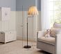Linen Fluted Floor Lamp (61")