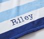 Whale Stripe Kid Beach Towel UPF 50+